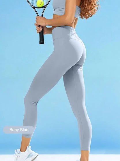 High-Waisted Workout Leggings - 4-Way Stretch, Slim Fit, Butt Lifting & Tummy Control for Gym, Yoga, Running & Daily Wear