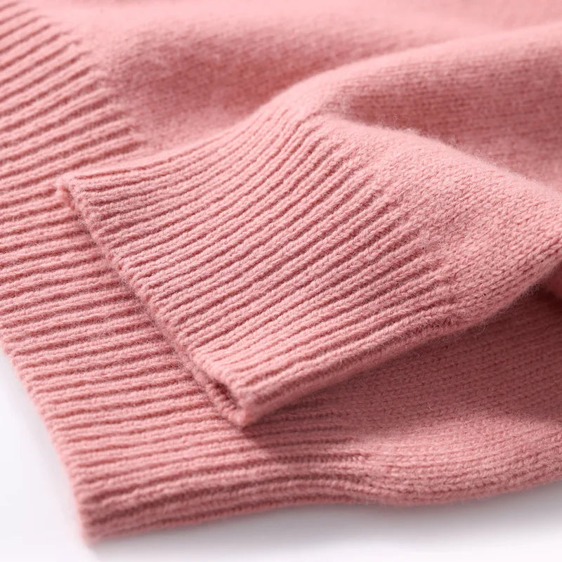 Men Cashmere Sweater O-neck Soft Warm Pullovers Male Loose Knitted Shirt Autumn Winter Korean Casual Jumper Pull Homme 17colors.