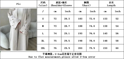 Heart Embroidery Thin Linen Open Abaya Kimono Muslim Dress Abayas for Women Dubai Luxury Turkey Ramadan Eid Islam Clothes Kaftan.