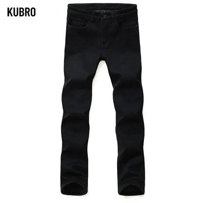 Men Classic Advanced Fashion Brand Jeans Jean Homme Man Soft Stretch Black Biker Masculino Denim Trousers Mens Pants Overalls.
