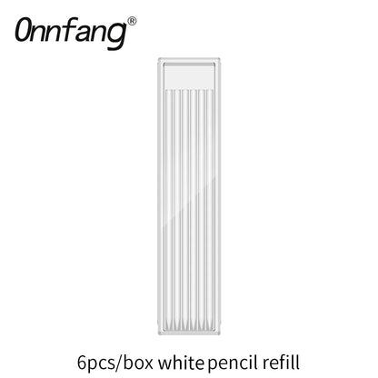 2,8 mm solider Zimmermanns-Druckbleistift mit Spitzer für Holzbearbeitungsbau, langer Kopf, Zimmermannsbleistift, Schreibwarenbedarf