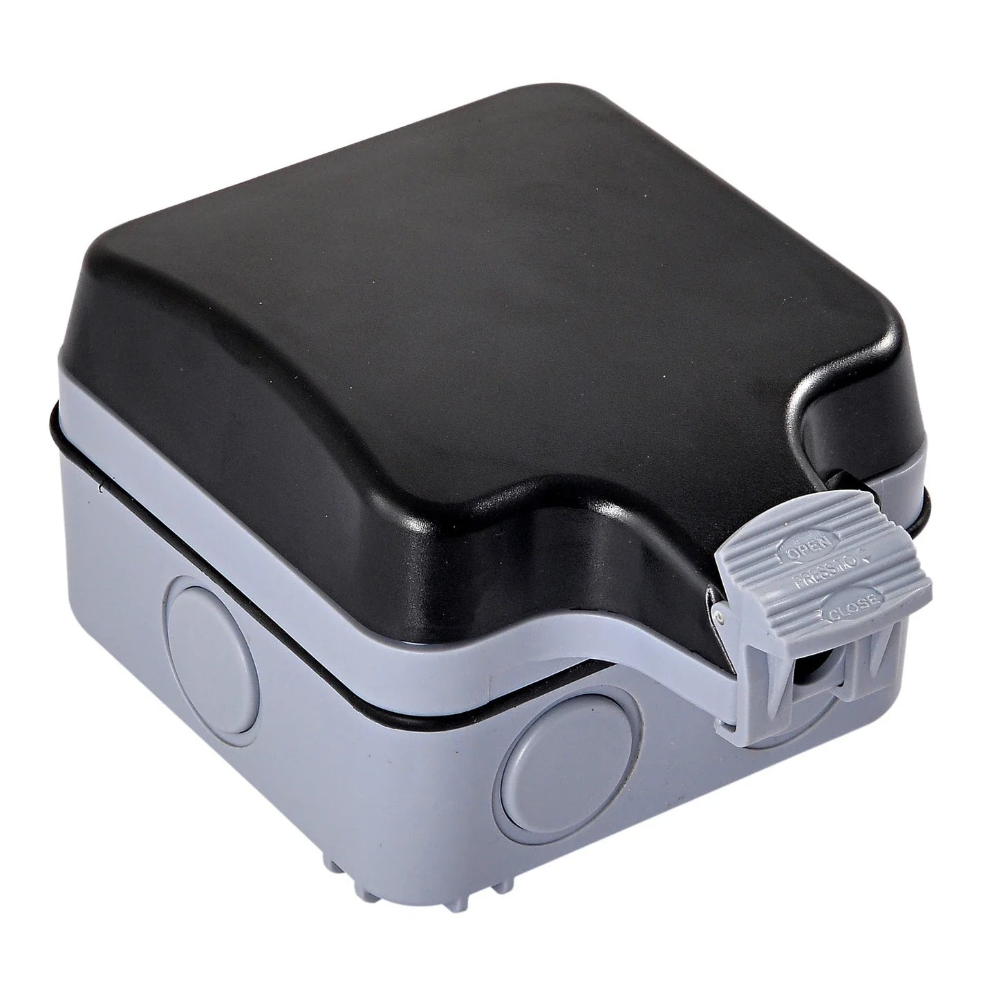 Melery Outdoor-Wandsteckdosen, EU-Stecker, elektrische Steckdosen, IP66, staubdicht, für den Außenbereich, Garten, Masterplug, Rasen.