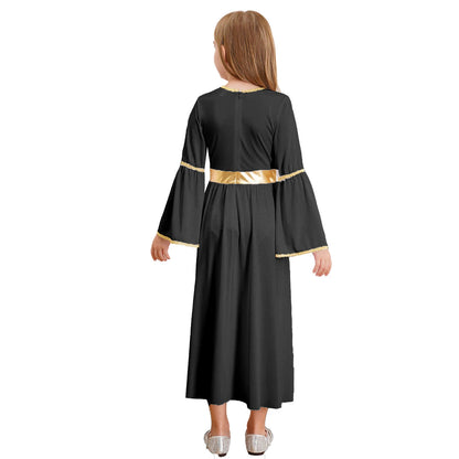 Kinder Mädchen Engel Kostüm Weiß Griechischer Gott Robe Halloween Cosplay Kleid Rollenspiel Karneval Performance Kleid mit Flügeln Dress Up.
