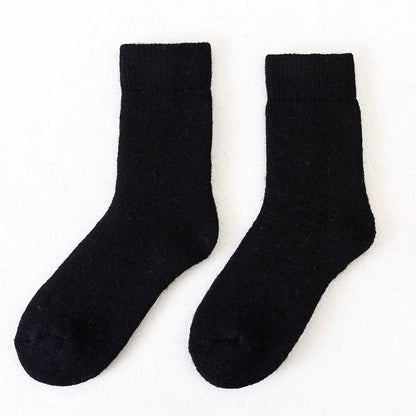 Super Warm Funny Happy Male Men Thicker Solid Socks Merino Wool Rabbit Socks Snow Winter Socks calceta hombre skarpety meskie.
