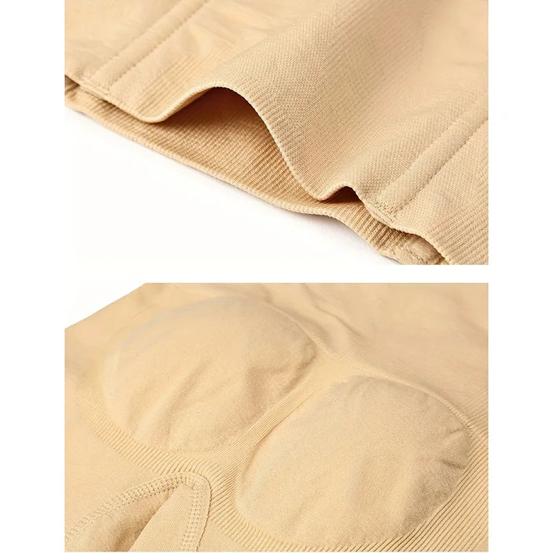 1Pcs Black Beige Fat Burning High Waist Underwear Body Shaping Underwear Unrolled Seamless Abdomen Control Shaping Pants.