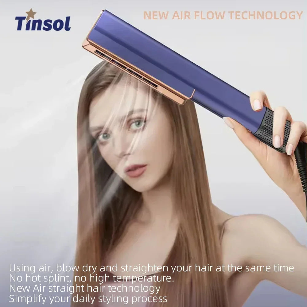 2 In 1 Hair Straightener multi styler Hair Dryer 110000rpm electric hair brushes Straightening Air Intuitive Airflow