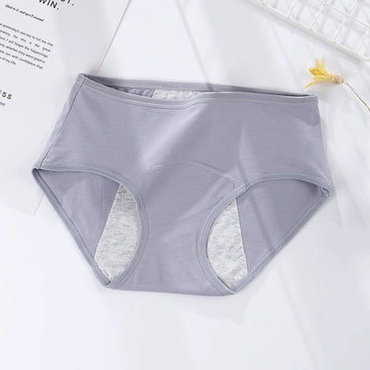 Women's menstrual briefs large flow postpartum water absorption leakproof briefs women's pure cotton menstrual briefs lingerie