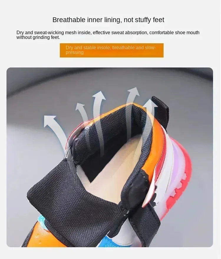 2025 Disney Kids Sneaker Cute Minnie Mickey Cartoon Led Lighted Shoes for Boys Girls Luminous Shoes Toddler Flash Lights.