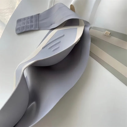 2Pcs/Set Strapless Bras For Women Push Up Bra Non-wire Bra Glossy Brassiere Seamless Underwear 1/2 Cup Padded Sexy Lingerie.