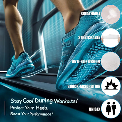 Gel Heel Protector for Heel Pain Relief Plantar Fasciitis Dry Cracked Bone Spur Heels Cushion Pads Moisturizing Foot Sleeves.