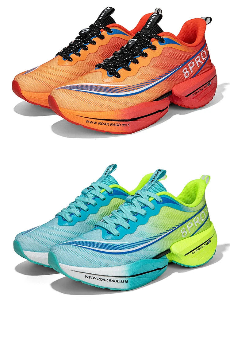 Marathon Air Cushion Herren Sport Laufschuhe Atmungsaktive leichte Damen Bequeme sportliche rutschfeste Carbon Plate Sneakers