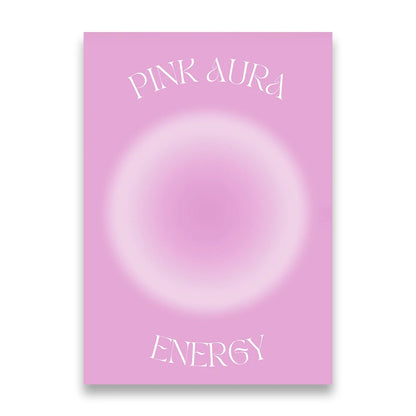 Pink Gradient Aura Spiritual Affirmation Wall Art Canvas Painting Nordic Posters And Prints Wall Pictures For Living Room Decor.