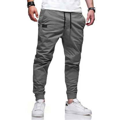 New Men's Casual Sports Pants Sweatpants Male Jogger Cargo Harem Pencil Pants Trousers Multi-pocket Sweatwear.