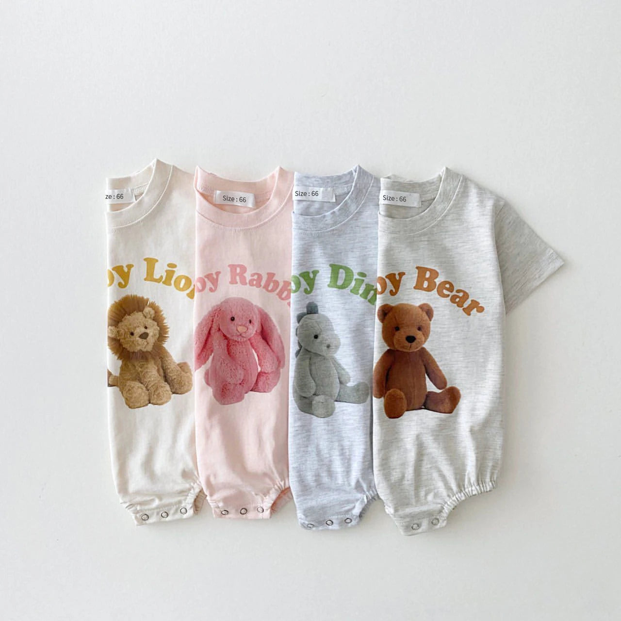 Neugeborenen Baby Mädchen Nette Tier Kurzen Ärmeln Overall Dünne Bequeme Baumwolle Body Ein Stück Jungen Sommer Outfits Kleidung.