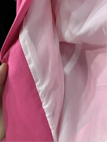 2025 ZL1396 Autumn New Cross-Border Women's Fashion Elegant Long Sleeves Suit Straight-Leg Trousers Suit Already In Stock