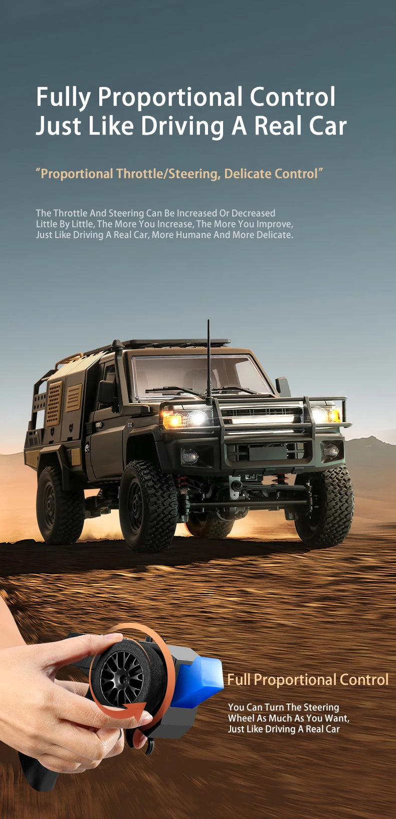 MN82S RC Crawler 1/12 Full Scale LC79 RC Pickup Short Truck 4WD Remote Control Climbing Off-road Car Toys for Kids Adults Gifts.