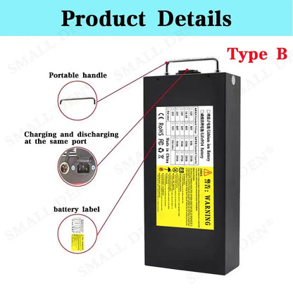 Harley battery 60V 12Ah 15Ah 18Ah 21Ah 24Ah Lithium cell pack Original With BMS For 1800W E-scooter motorcycle +67.2V 3A Charger.