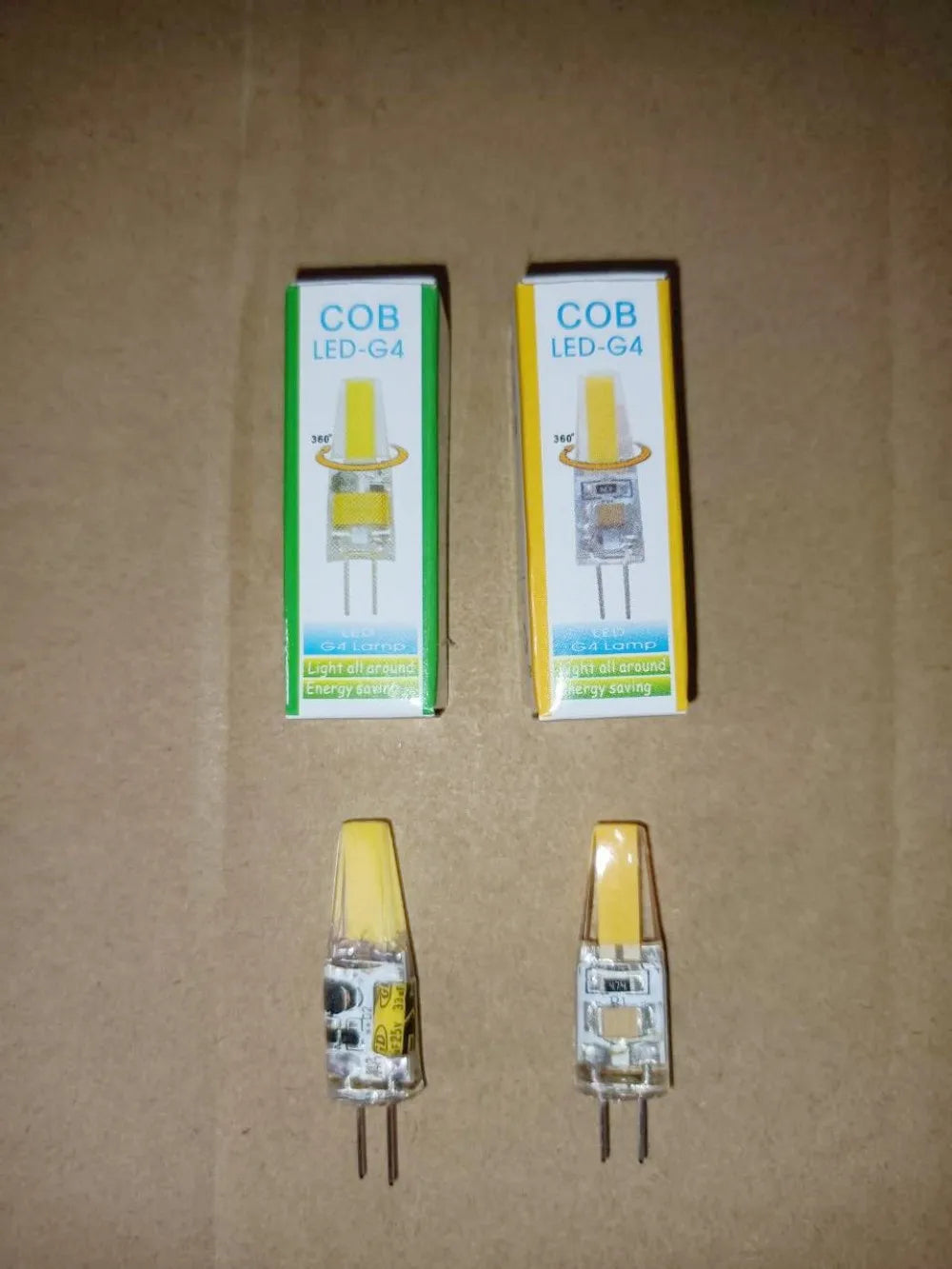 10 Teile/paket Dimmbare Mini G4 LED COB Lampe 6W Birne AC DC 12V 220V Kerze Lichter ersetzen 30W 40W Halogen für Kronleuchter Scheinwerfer.