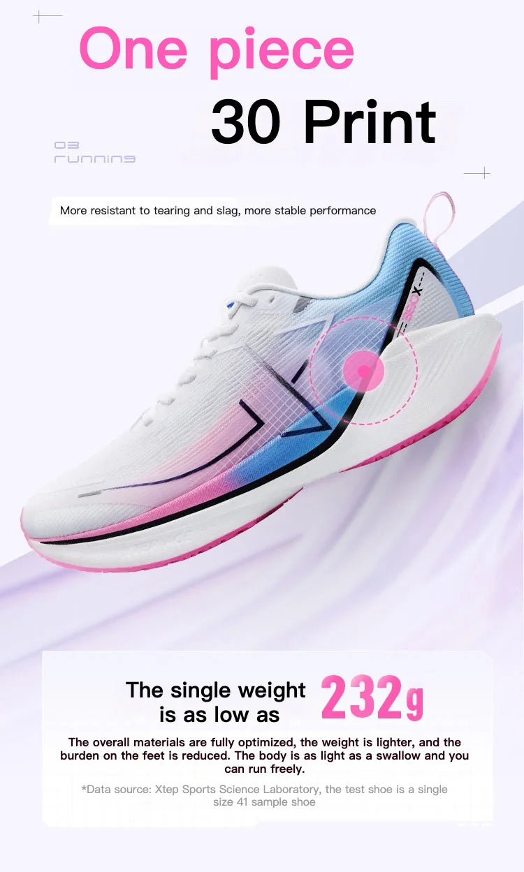 Xtep 360X Professional Running shoes Men's Carbon Plate Marathon PB Sport Shoe Lightweight ETPU Material Sneakers 976119110080.