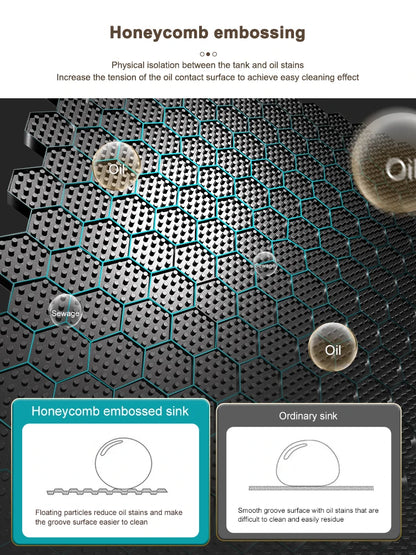 Edelstahl-Wasserfall-Küchenspüle, extra groß, Einzelschlitz, Digitalanzeige, Wasserhahn-Set, Tassenwaschbecken, Waschbecken, 100 x 50 cm