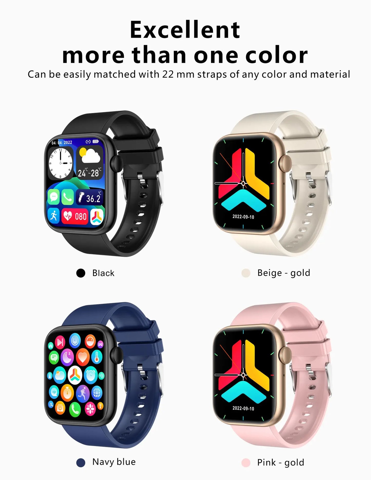 LIGE Smart Watch For Women Full Touch Screen Bluetooth Call Waterproof Watches Sport Fitness Tracker Smartwatch Lady Reloj Mujer.