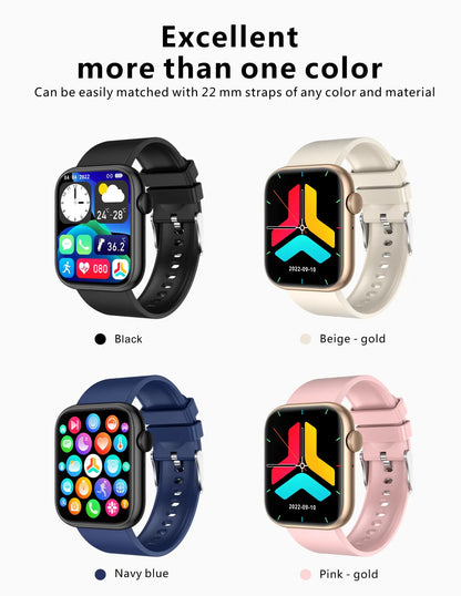 LIGE Smart Watch For Women Full Touch Screen Bluetooth Call Waterproof Watches Sport Fitness Tracker Smartwatch Lady Reloj Mujer.