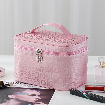 Storage Organizer Makeup Bag Convenient Large Capacity Makeup Accessory Cosmetic Pouch Waterproof Travel Cosmetic Bag Home.