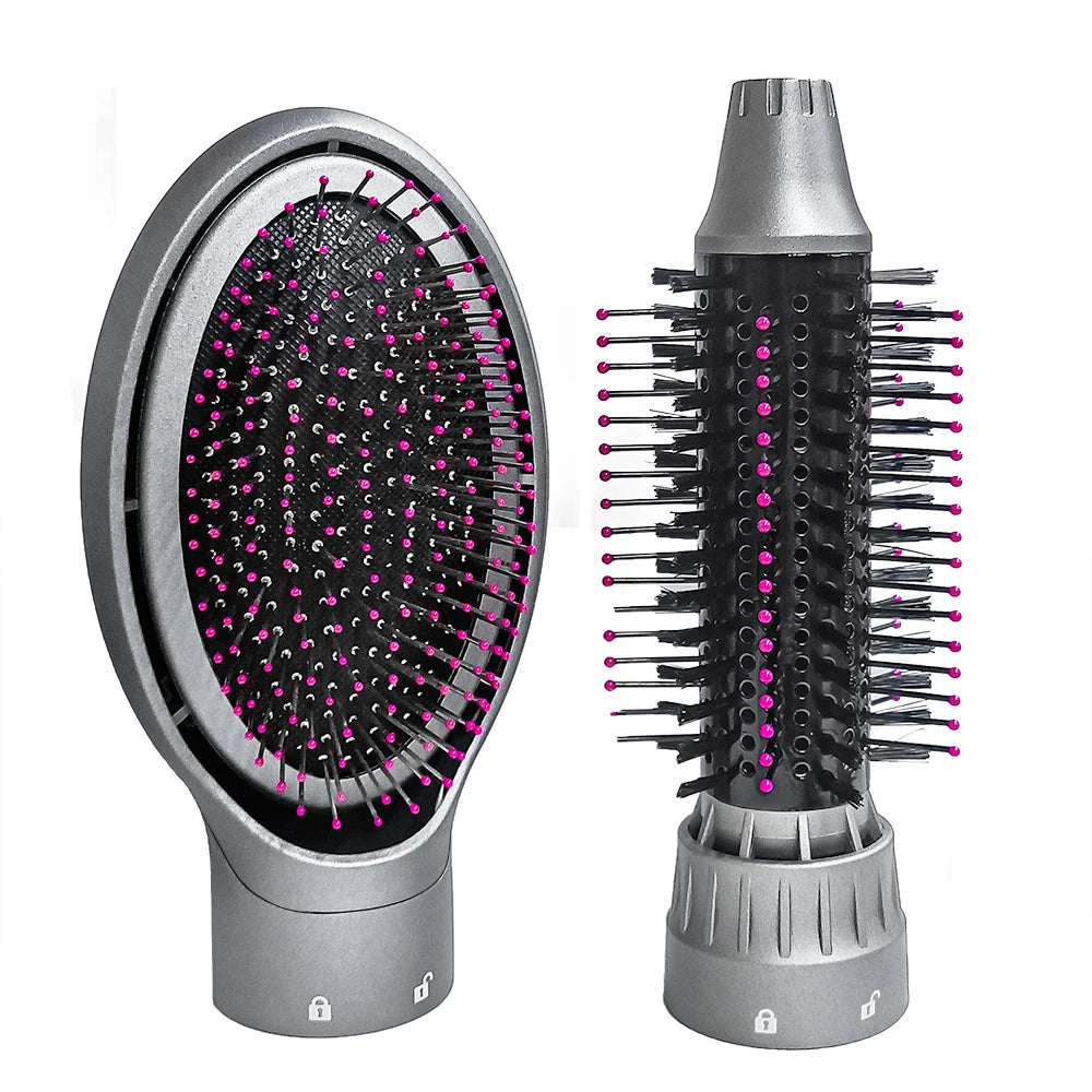 One Step Hair Blower Brush 360 Rotating Power Cable Hot Air Paddle Styling Brush Negative Ion Generator Curling Combair Straigh.