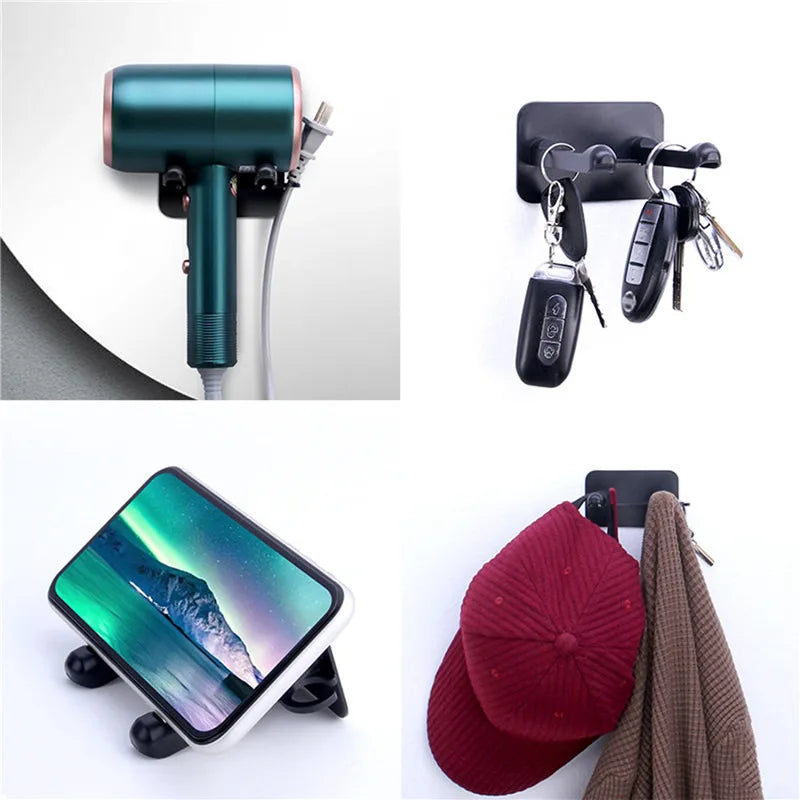 Neue Spirale Wand Montiert Haartrockner Lagerung Organizer Rack Halter Aufhänger Verwendung Im Badezimmer Salon Stylist Werkzeug Trockner Organisieren