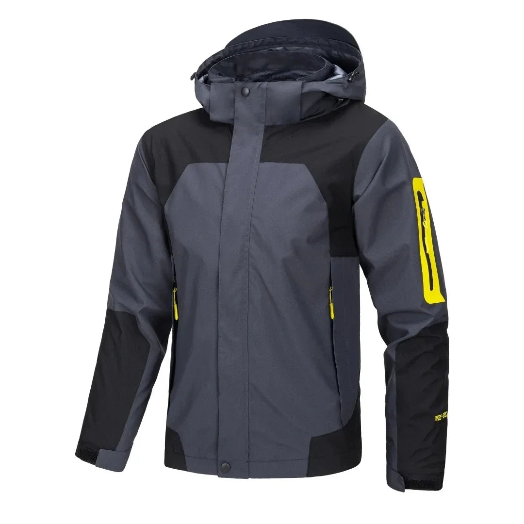 Punching Jacket Men's Jacket Spring and Autumn Outdoor Pilot Hooded Baseball Mountaineering Clothing Jacket Men Women.