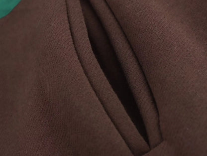 Brown Set Woman Two Pieces Casual Elegant Autumn Woman Sets Vintage Holiday Outfits Long Sleeve Sets Y2k Outfit Set.