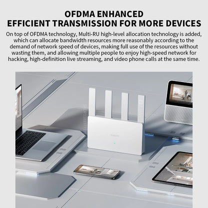 2024 Xiaomi Router BE3600 WiFi7 2.4/5GHz Duan Bands 160Mhz 3570Mbps Mesh Networking Gaming Acceleration 2.5G Ethernet Port.