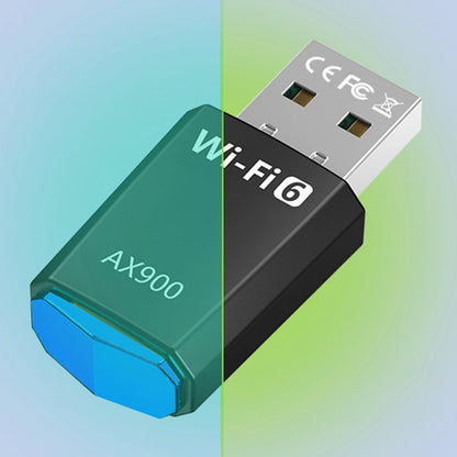 AX900 Driver-Free Wireless Network Card Dual-Band WiFi 6 USB Adapter 900Mbps WiFi Adaptador 2.4G&5GHz for Laptop Windows 7 10 11.