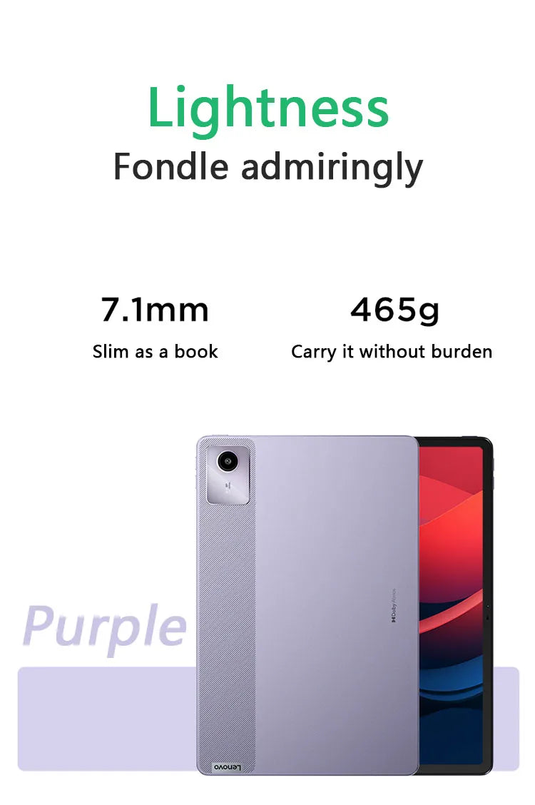 Global ROM Lenovo XiaoXin Pad 2024 Tablet+Case 8GB 128GB Pad Qualcomm Snapdragon 685 Octa Core 11" WIFI 8MP 7040mAh 20W Charger.