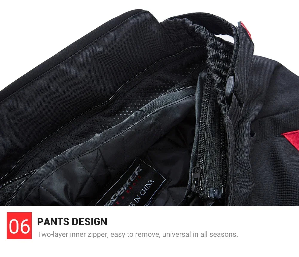 Best Selling Waterproof Motorcycle Jacket Man Racing Suit Wearable Motorcycle Jacket Motorcycle Pants Moto with EVA Protection