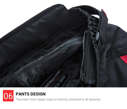 Best Selling Waterproof Motorcycle Jacket Man Racing Suit Wearable Motorcycle Jacket Motorcycle Pants Moto with EVA Protection