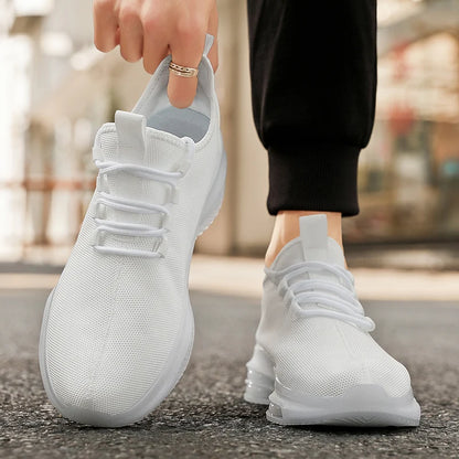 MAEDEF männer Casual Turnschuhe Sommer Mesh Turnschuhe Atmungsaktiv Männlichen Casual Sport Schuhe Tennis Wandern Plattform Herren Laufschuhe