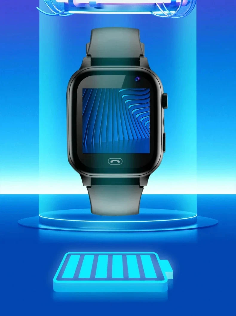 Xiaomi Kids 5G Smart Watch SOS GPS Location Video Call Sim Card Child Camera Waterproof Upgrade 2025For Boys Girls Add Earphone.