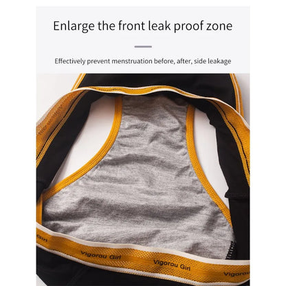 Leak-Proof Period Underwear Women Plus Size High Absorbency Reusable Menstrual Panties Anti-Stain Heavy Flow Protection Night.
