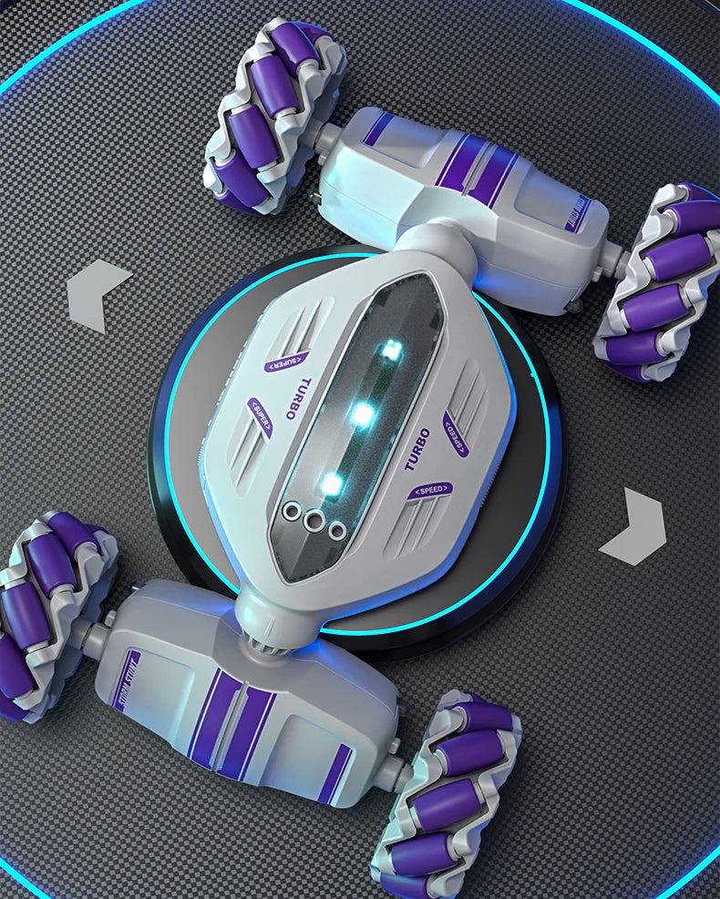 Teeggi S922 2.4G RC Stunt Car 4WD Double Remote Control 360° Degree Rotation RC Off Road Climbing Kids Rc Drift Car Toy for Gift