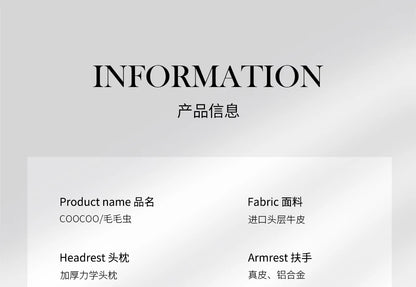 Bequemer Chefbürostuhl, luxuriöser grauer Designer-Drehstuhl, ergonomisch, tragbar, für das Home Office von Fotel Gaming