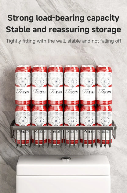 Bad Zubehör Regal Organizer Dusche Küche Lagerung Rack Wand Raum Aluminium Wc Shampoo Halter Regale 25CM