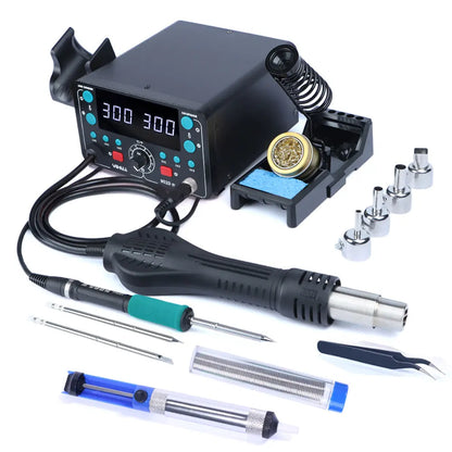 YIHUA T12 Lötkolben Station Kit Schnelle Heizung Schweißen Für SMD PCB Reparatur Werkzeuge Elektronische Auto-schlaf Hor Air rework Station