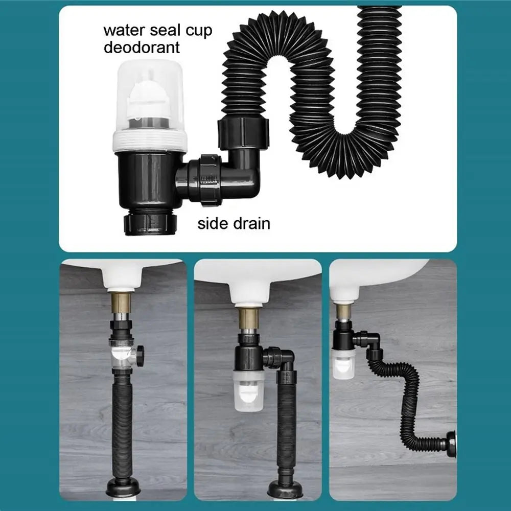 Küche nach Hause Spüle Schlauch Spüle Sieb Abfluss spüle Deodorant Start Pipeline Zubehör Rohr Sanitär Waschbecken Zubehör
