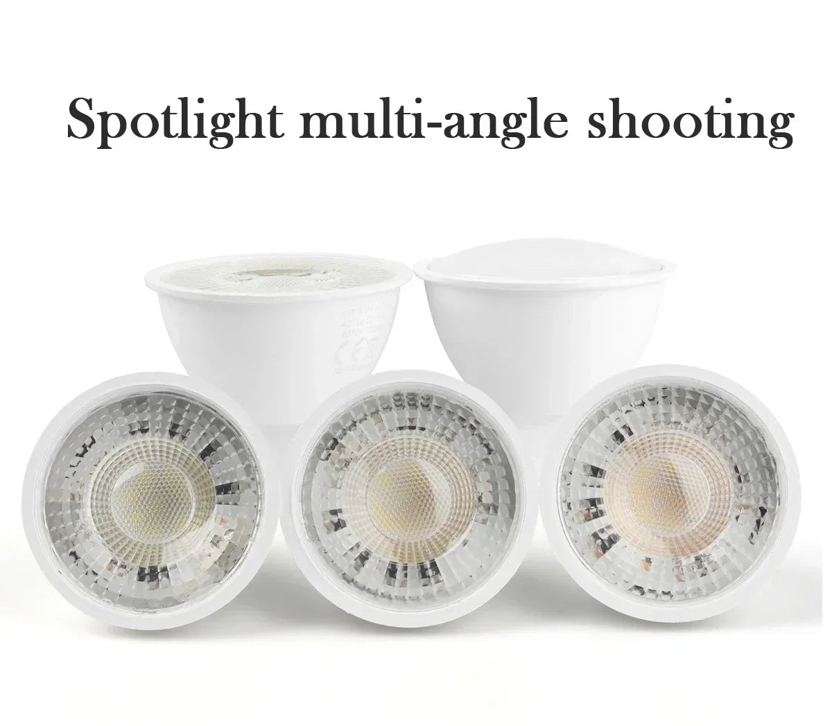 10 Stück hohe Lumen GU10 LED-Spot-Licht, kein Fliker, 8 W, 9 W, LED-Birne, AC 220 V, 120 V, ersetzt 50 W Halogenlampe für die Verkleidung von Heimbeleuchtung.