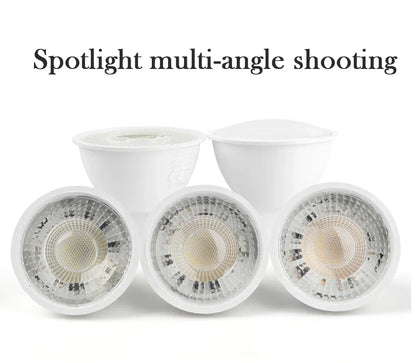 10 Stück hohe Lumen GU10 LED-Spot-Licht, kein Fliker, 8 W, 9 W, LED-Birne, AC 220 V, 120 V, ersetzt 50 W Halogenlampe für die Verkleidung von Heimbeleuchtung.