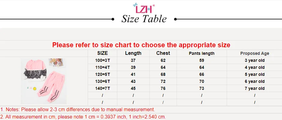 LZH Spring Autumn Girls Sports Suits Children Clothing Toddler Clothes Lace Warm Hooded Costume Outfit Kids Tracksuit Sets 3-8Y.
