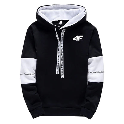 Hot Sale Men's Tracksuit Hooded Long Sleeves Casual Sports Single Piece Sweatshirts And Daily Sweatpants Comfort Outdoor Jogging.