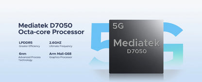 DOOGEE V Pad 2 In 1 5G Tablet 12" Screen Dimensity 7050 Android 15 32GB RAM (8+24) 256GB ROM8800mAh Battery Ultra-thin Smart Pad