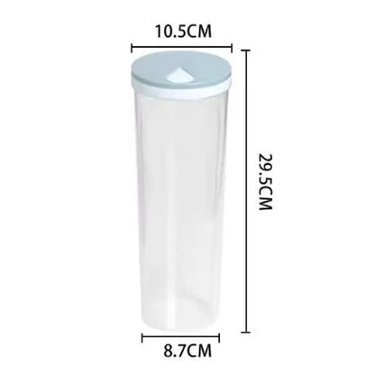 Large Capacity Noodle Container Convenient To Use Grain Storage Box Sealed Cans Transparent Moistureproof.